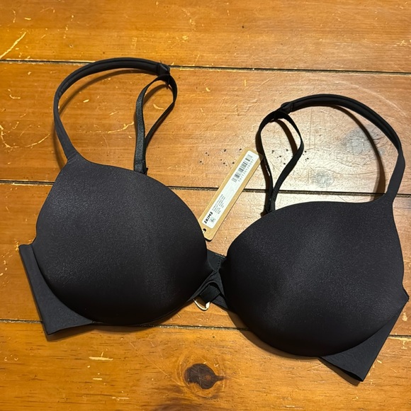SKIMS ULTIMATE PUSH UP PLUNGE BRA - Onyx - Picture 2 of 11